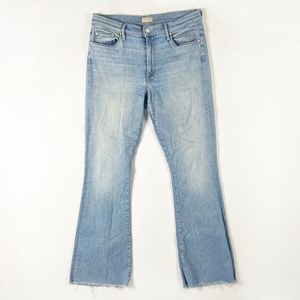 MOTHER Light Blue Flare Jeans